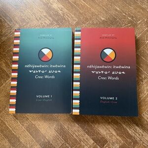 Cree Words Volume 1 & 2 Books